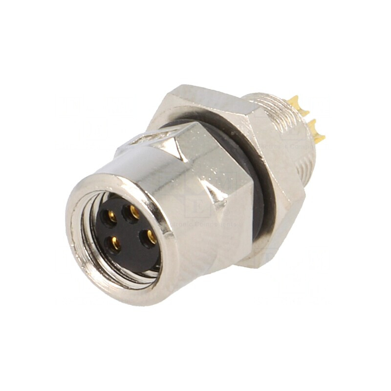 Conector M8 Mamă 4 Pin Montare Panou Cu Piuliță Spate | Electronic-mag.ro | Componente Electronice Conector M8 Mamă 4 Pin Montare Panou Cu Piuliță Spate | Electronic-mag.ro | Componente Electronice