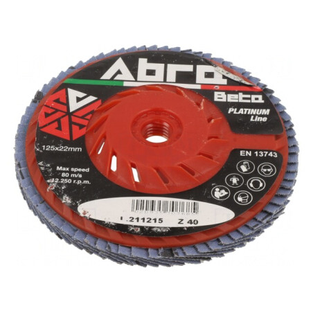 Disc de șlefuit cu lambouri 125mm ventilat | Electronic-mag.ro | Componente Electronice
