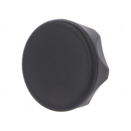 Buton de Reglare Negru Ø45mm Filet M8