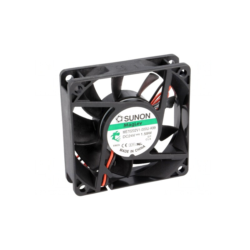 Ventilator DC Axial 24V 70x70x20mm | Electronic-mag.ro | Componente Electronice