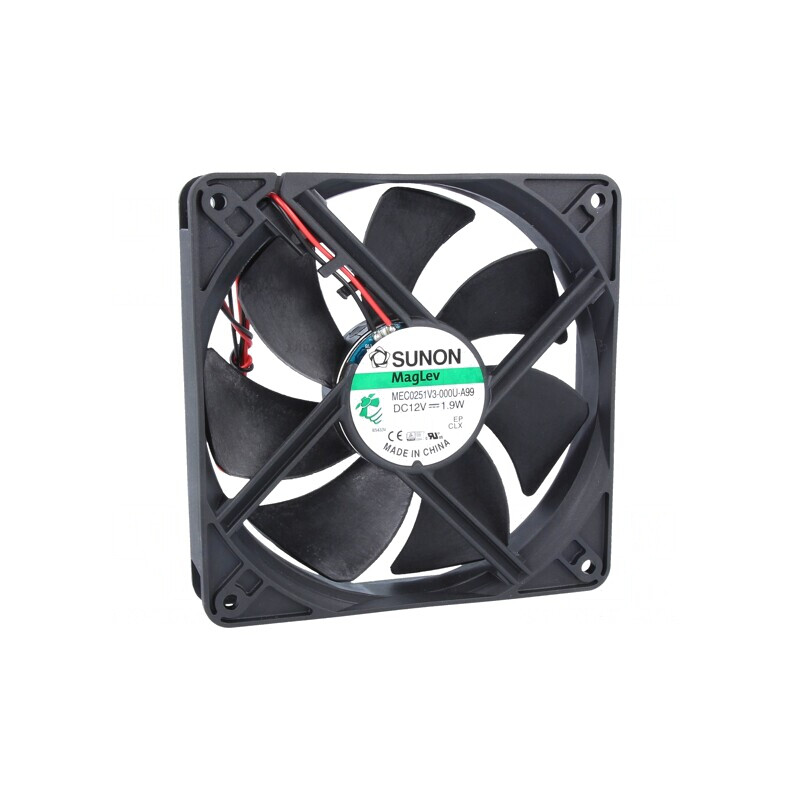 Ventilator axial 12V 120x120x25mm 127.4m3/h 34dBA | Electronic-mag.ro | Componente Electronice