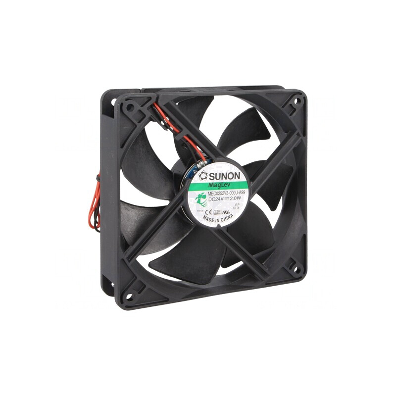 Ventilator DC Axial 24V 120mm 34dBA | Electronic-mag.ro | Componente Electronice