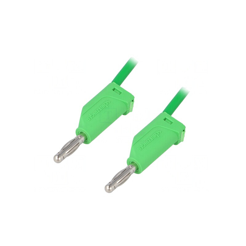 Cablu de măsurare 70VDC 33VAC 16A verde 4mm | Electronic-mag.ro | Componente Electronice