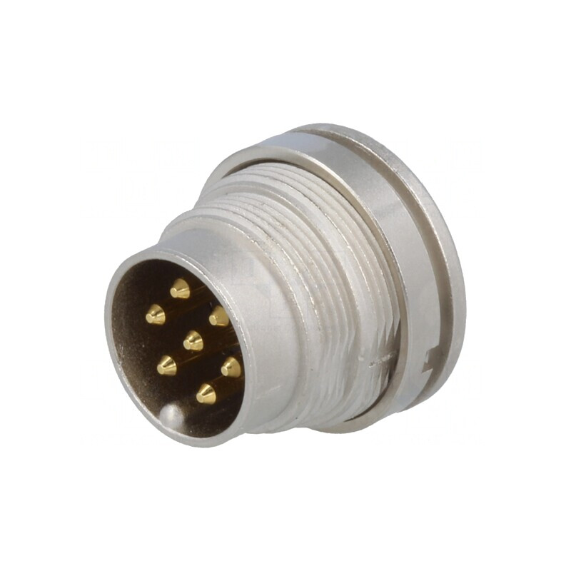 Conector M16 Soclu Tată 7 PIN 250V 5A IP40 | Electronic-mag.ro | Componente Electronice
