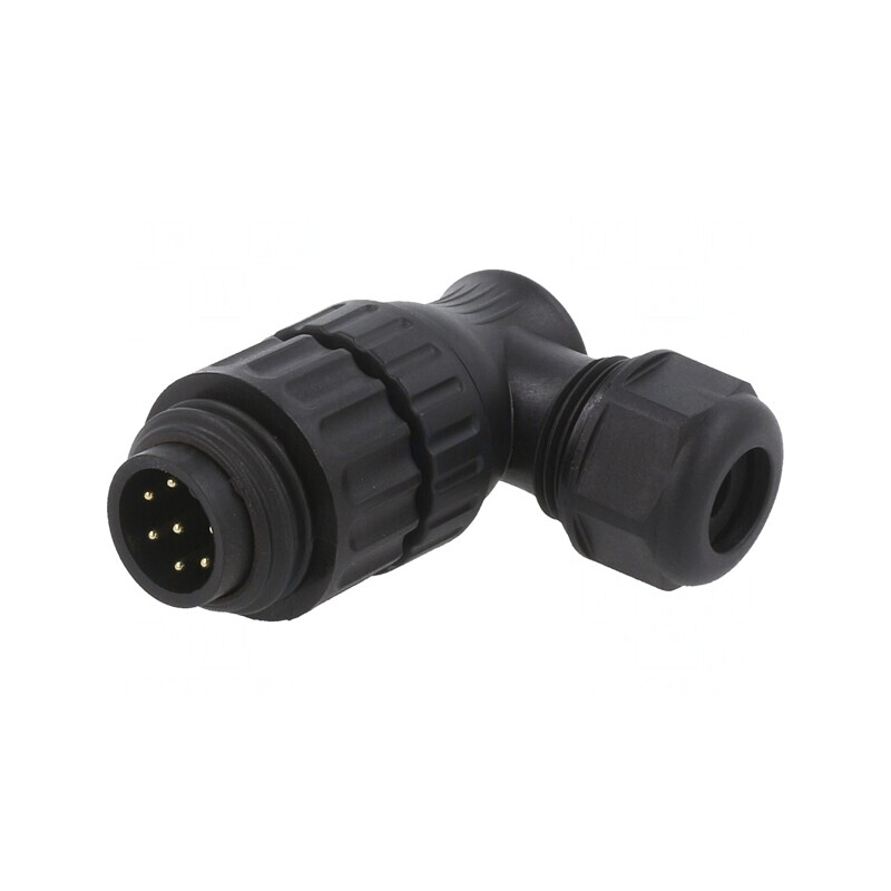 Mufă tată PIN 7mm lipire filet exterior rotire | Electronic-mag.ro | Componente Electronice