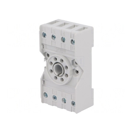 Stativ PIN pe panou pentru șină DIN 10A 250VAC R15 | Electronic-mag.ro | Componente Electronice