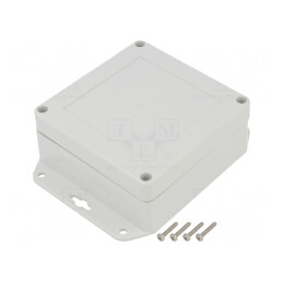 Carcasă universală ABS gri deschis 105x105x45mm | Electronic-mag.ro | Componente Electronice