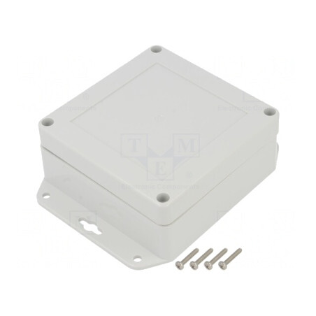 Carcasă universală ABS gri deschis 105x105x45mm | Electronic-mag.ro | Componente Electronice