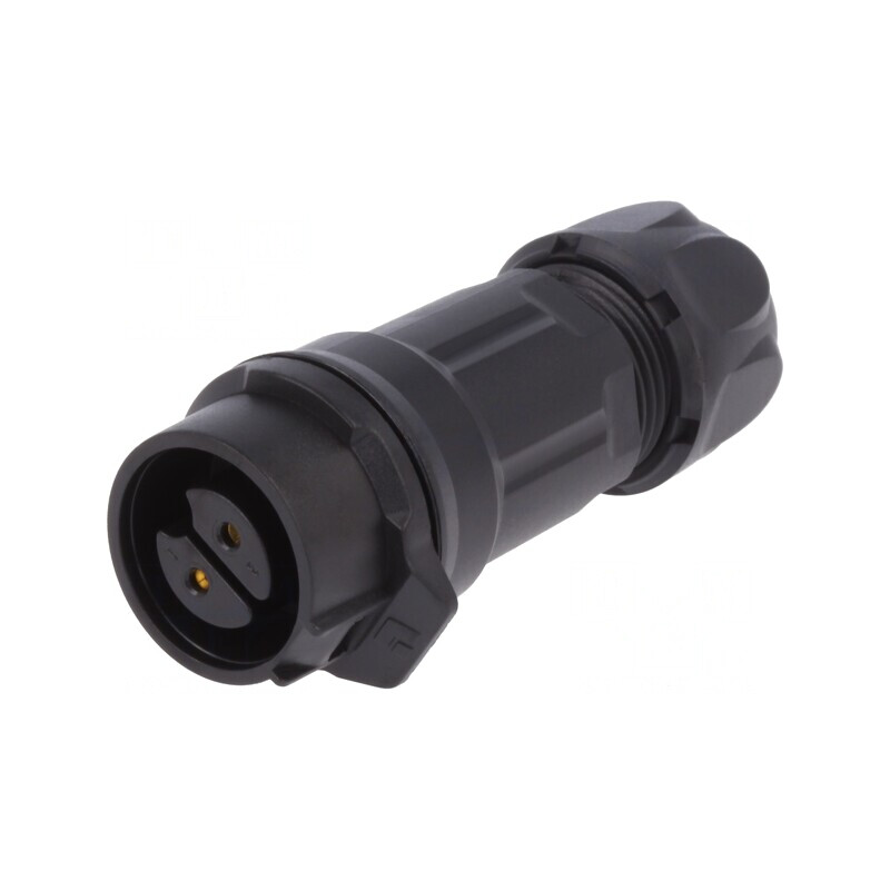 Mufă Circulară 16mm 2 Pini Aurită 10A | Electronic-mag.ro | Componente Electronice