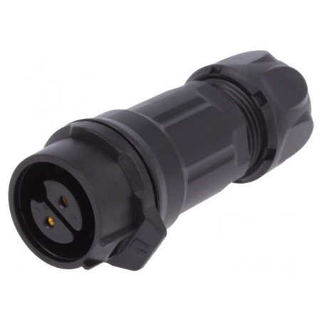 Mufă Circulară 16mm 2 Pini Aurită 10A | Electronic-mag.ro | Componente Electronice