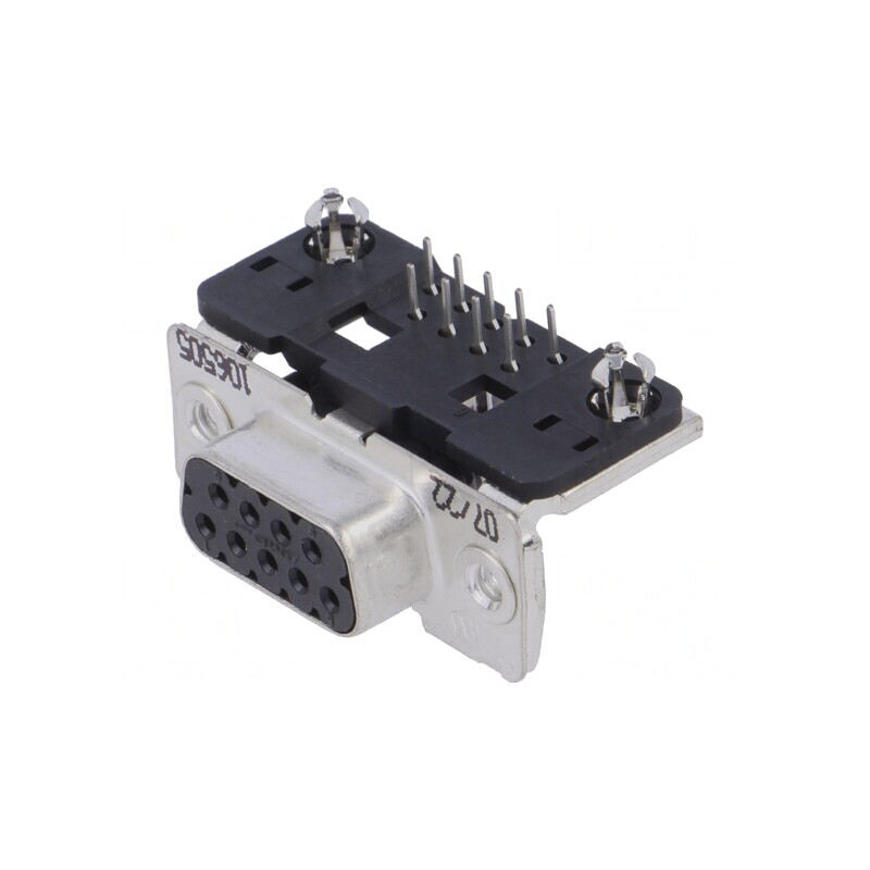Conector D-Sub 9 Pin Soclu Mamă PCB 90° THT | Electronic-mag.ro | Componente Electronice