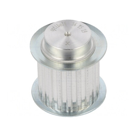 Roată de curea T5 aluminiu 25mm | Electronic-mag.ro | Componente Electronice