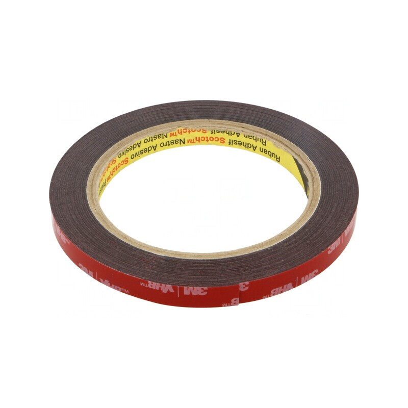 Bandă de Fixare Acrilică 9mm x 5,5m 93°C-149°C | Electronic-mag.ro | Componente Electronice