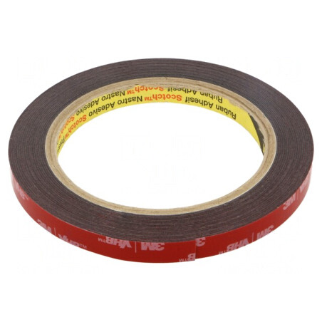 Bandă de Fixare Acrilică 9mm x 5,5m 93°C-149°C | Electronic-mag.ro | Componente Electronice