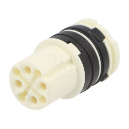 Conector M16 cu Inserturi de Contact Mamă, 8 Pin | Electronic-mag.ro | Componente Electronice