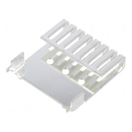 Radiator Extrudat Argintiu 44.7x44.5x10.2mm | Electronic-mag.ro | Componente Electronice