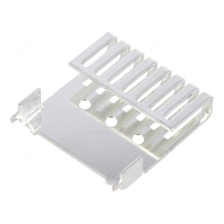 Radiator Extrudat Argintiu 44.7x44.5x10.2mm | Electronic-mag.ro | Componente Electronice