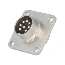 Conector M16 Soclu Lipire 8 PIN 5A 100V IP65/IP67 | Electronic-mag.ro | Componente Electronice