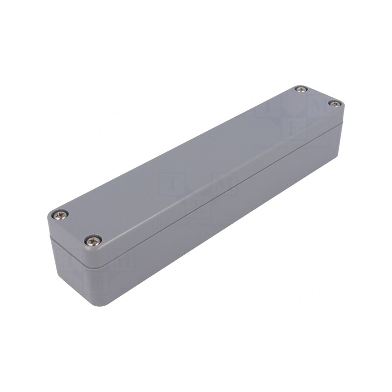 Carcasă Universală ABS Gri Închis IP65 36x184x35mm | Electronic-mag.ro | Componente Electronice