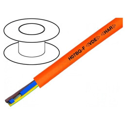 Cablu Electric H07BQ-F 5G2.5mm² 450/700V Cu Clasa 5 | Electronic-mag.ro | Componente Electronice