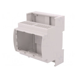 Carcasă pentru șină DIN gri 90x71.3x62mm 4 module | Electronic-mag.ro | Componente Electronice