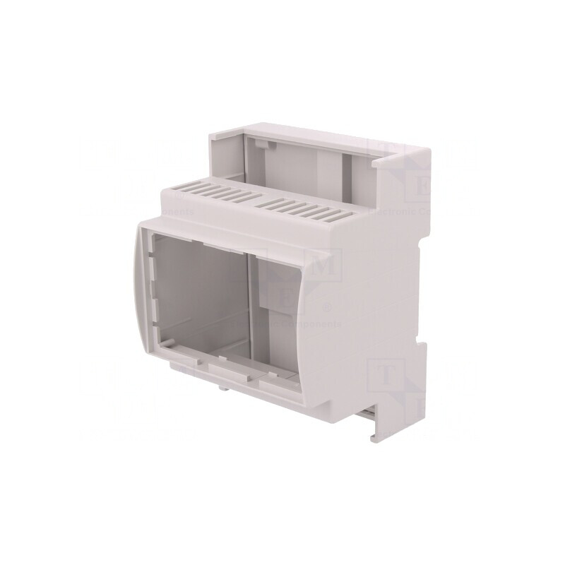 Carcasă pentru șină DIN gri 90x71.3x62mm 4 module | Electronic-mag.ro | Componente Electronice