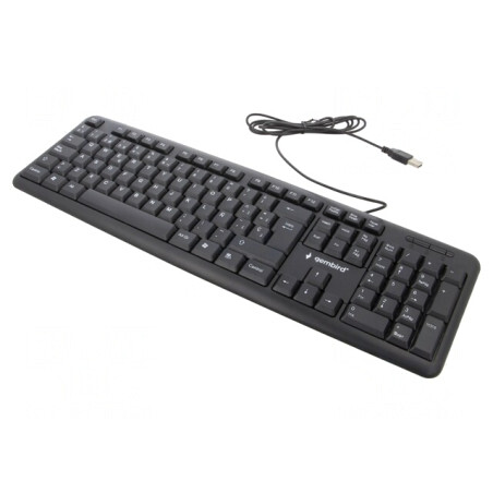 Tastatură USB Neagră ES 1.5m | Electronic-mag.ro | Componente Electronice