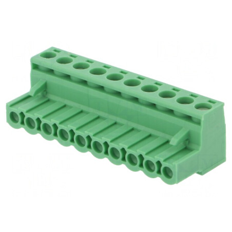 Regletă de Conexiuni Deconectabilă 5mm 10 Piste Drept Mufă | Electronic-mag.ro | Componente Electronice