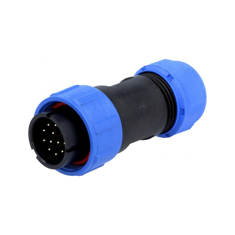 Mufă SP21 Tată 12 PIN IP68 5A 400V | Electronic-mag.ro | Componente Electronice
