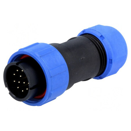 Mufă SP21 Tată 12 PIN IP68 5A 400V | Electronic-mag.ro | Componente Electronice