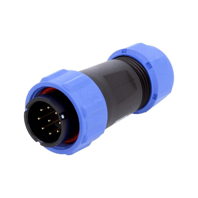 Mufă SP21 Tată 9PIN IP68 7-12mm 5A 500V | Electronic-mag.ro | Componente Electronice