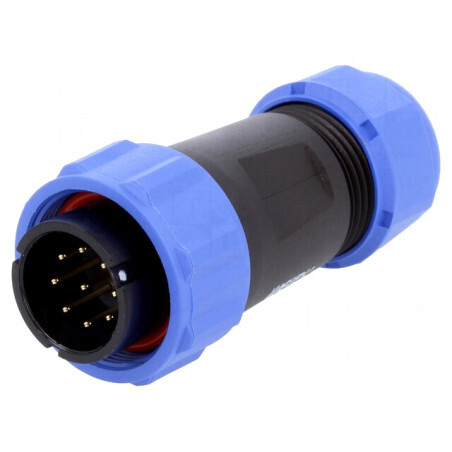 Mufă SP21 Tată 9PIN IP68 7-12mm 5A 500V | Electronic-mag.ro | Componente Electronice