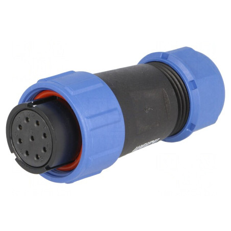 Mufă SP21 Mamă 9 PIN IP68 5A 500V | Electronic-mag.ro | Componente Electronice