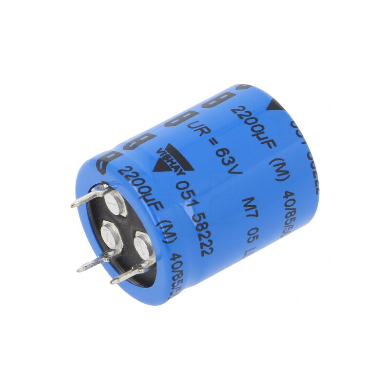 Condensator Electrolitic SNAP-IN 2.2mF 63VDC 25x30mm 20% | Electronic-mag.ro | Componente Electronice