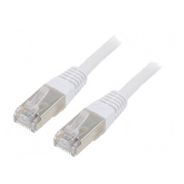 Patch cord F/UTP Cat6 gri 10m 26AWG aurit | Electronic-mag.ro | Componente Electronice
