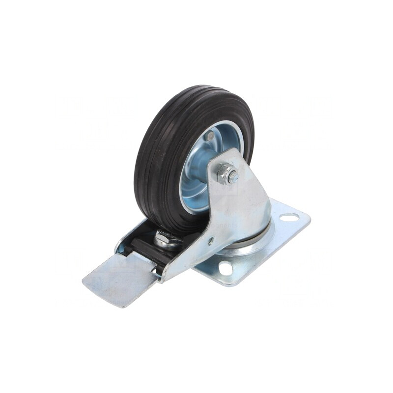 Roată de Transport 100mm Guma 70kg | Electronic-mag.ro | Componente Electronice