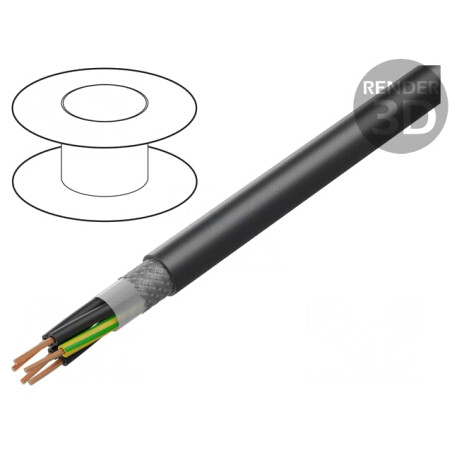 Cablu Ecranat Cupru 5x2,5mm 5G 1000CH | Electronic-mag.ro | Componente Electronice