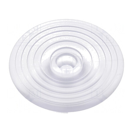 Lentilă LED Rotundă Plexiglass Transparentă 22,1mm | Electronic-mag.ro | Componente Electronice
