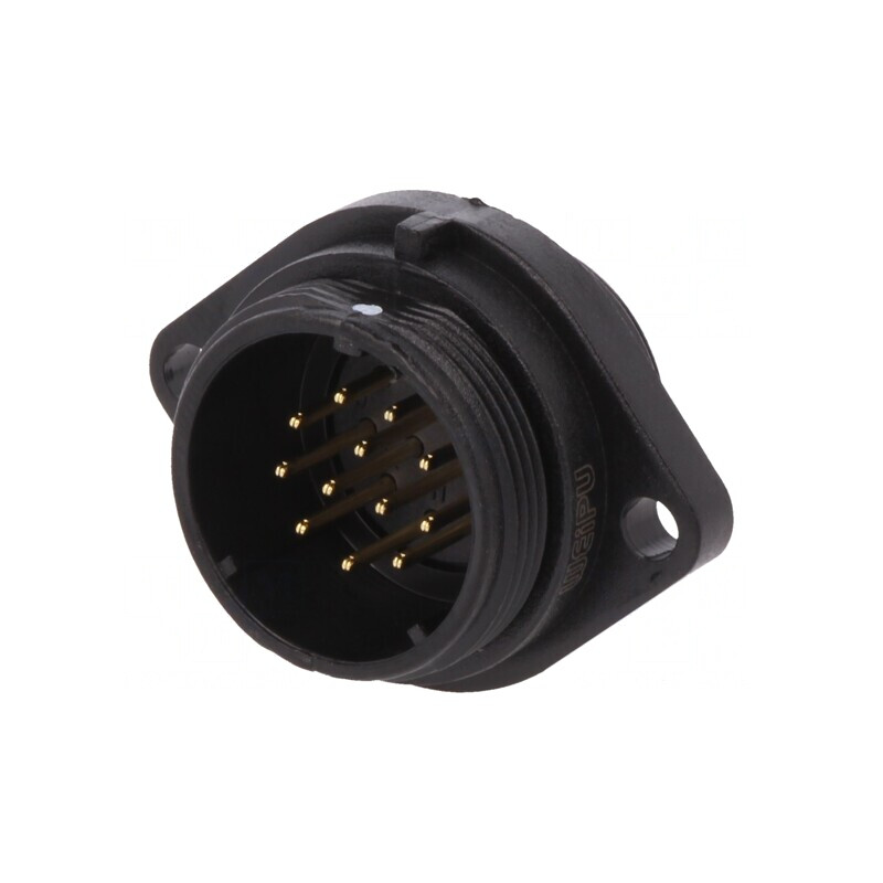 Soclu SP21 tată 12 PIN IP68 5A 400V | Electronic-mag.ro | Componente Electronice