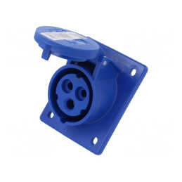 Conector Alimentare AC 16A 230V IEC 60309 IP54 | Electronic-mag.ro | Componente Electronice