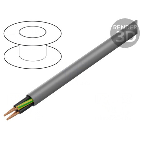 Cablu Electric Neecranat 4G2,5mm2 300V-500V Cu | Electronic-mag.ro | Componente Electronice