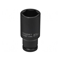Tubulară Impact 6 Puncte HEX 27mm 1/2 Lunga | Electronic-mag.ro | Componente Electronice
