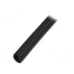 Înfășurare Spirală PVC Neagră 1m 15mm