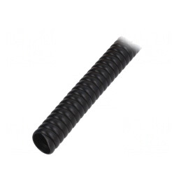 Înfășurare Spirală PVC Neagră 1m 15mm | Electronic-mag.ro | Componente Electronice