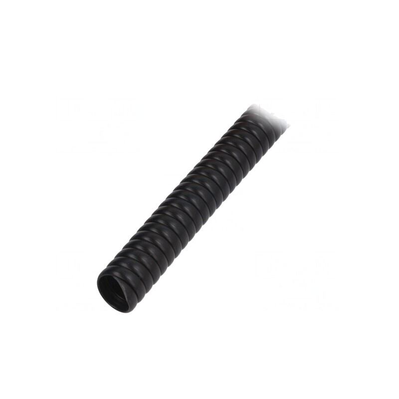 Înfășurare Spirală PVC Neagră 1m 15mm | Electronic-mag.ro | Componente Electronice
