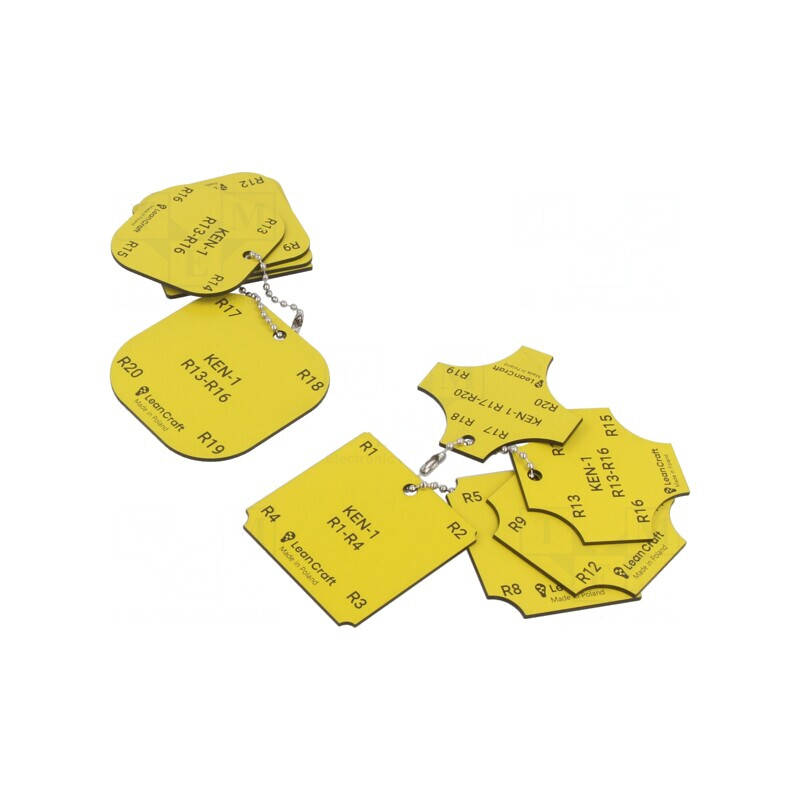 Radius Check Gauge R1-R20 Internal/External | Electronic-mag.ro | Componente Electronice