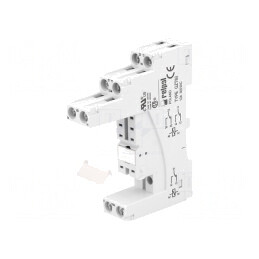 Stativ PIN pentru șină DIN 8 12A 300VAC | Electronic-mag.ro | Componente Electronice