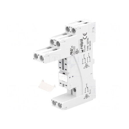 Stativ PIN pentru șină DIN 8 12A 300VAC | Electronic-mag.ro | Componente Electronice