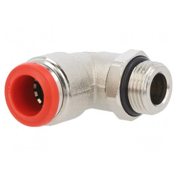 Racord Push-In Unghi Alamă Nichelată 20bar | Electronic-mag.ro | Componente Electronice