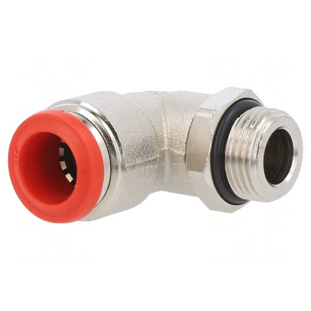 Racord Push-In Unghi Alamă Nichelată 20bar | Electronic-mag.ro | Componente Electronice